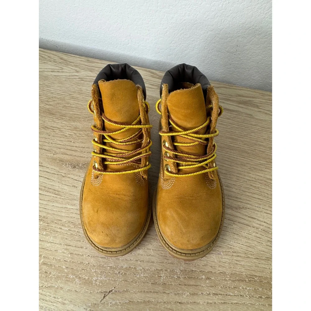 Timberland Wheat Nubuck 6 Inch Waterproof Premium Boots Toddler 8.5‎ M Outdoor